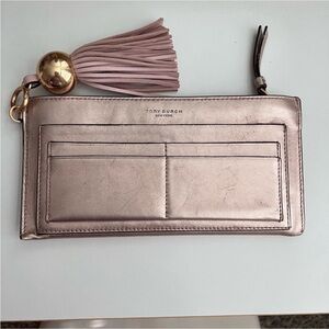 Tory Burch Rose Gold Card Holder